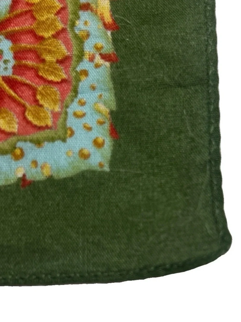 Salvatore Ferragamo Leopard Jungle Gavroche Pocket Square Scarf 42cm Italy